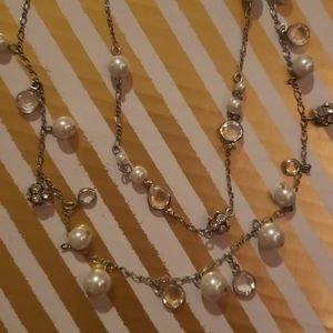 Double chain necklace